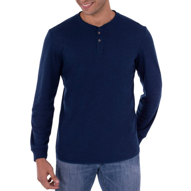 Details about   Levi's Mens Solid Thermal Sweater Two Button Henley Crew Neck Choose Size& Color